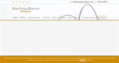 Desktop Screenshot of martinez-blanco.com
