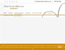 Tablet Screenshot of martinez-blanco.com